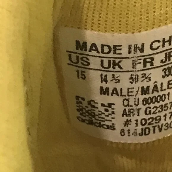 Adidas Adizero Sneakers Mens 15 Yellow Rose 1 Retro All Star Basketball Shoes - Picture 12 of 14